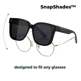 SnapShades™ слънчеви очила за носене върху диоптрични очила